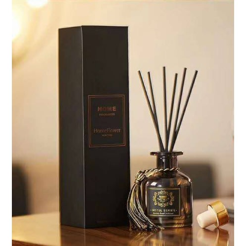 Tassel Decoration Glass Bottle Reed Diffuser With Sticks - 120ml