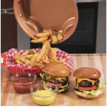 Gotham Steel Air Fry Pan With Lid