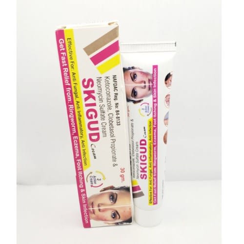 Skigud Ketoconazole Gtreatment Cream -30g - 2pcs