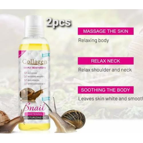 Snail Collagen Moisturizing Oil - 100ml X  2pcs