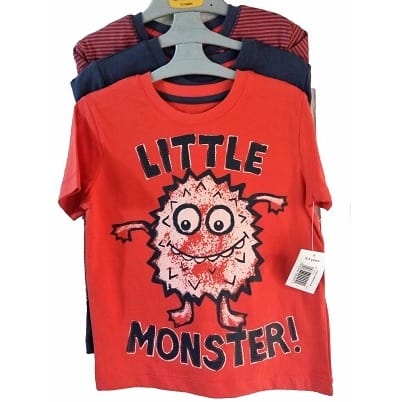 3 Pack  Shortsleeve Tshirt - Multicolour