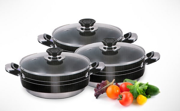 6-Piece Non-Stick Cookware Set