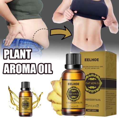 Ginger Oil Natural Essential Oils For Stomach Fat Reduction- 30ml