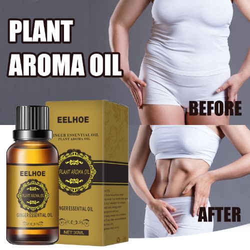 Ginger Oil Natural Essential Oils For Stomach Fat Reduction- 30ml