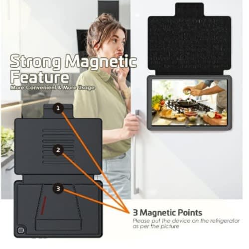 Rugged Full Body Leather Shockproof Magnetic Case For Samsung Tab A7 10.4" 2020 T500