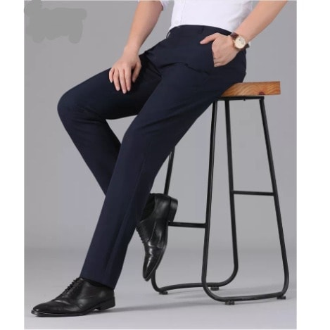 Chinos Trousers : Black & Blue -2Pieces