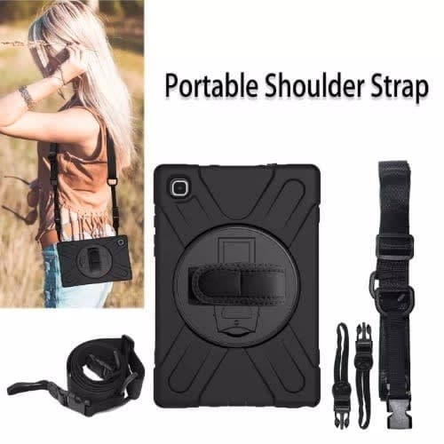 Rugged Cover With Hand Straps For Samsung Galaxy Tab A7 10.4 Inch T500/t505