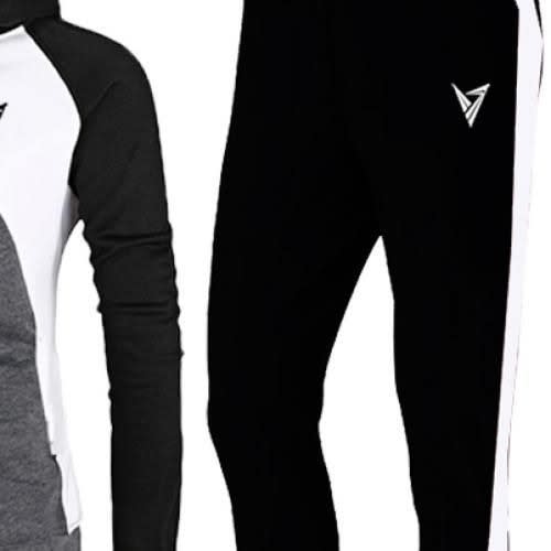 Multicolor Joggers And Hoodie Piece