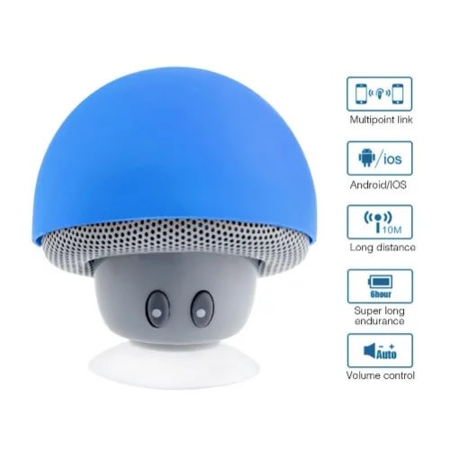 BS Mushroom Mini Wireless Portable Bluetooth Speaker