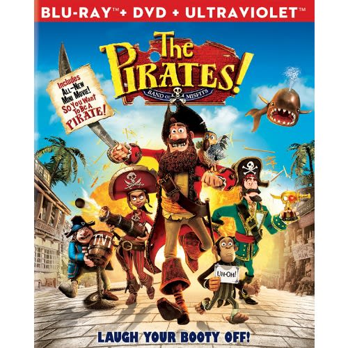 The Pirates! Band Of Misfits Two-disc Blu-ray + Dvd + Uv Ultra Violet