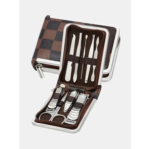Nail Clippers Set - 9 Pieces - Stainless Steel