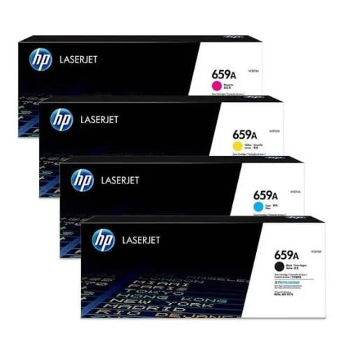 Hp 659a Toner Cartridge - Black, Cyan, Yellow, Magenta - 1-set