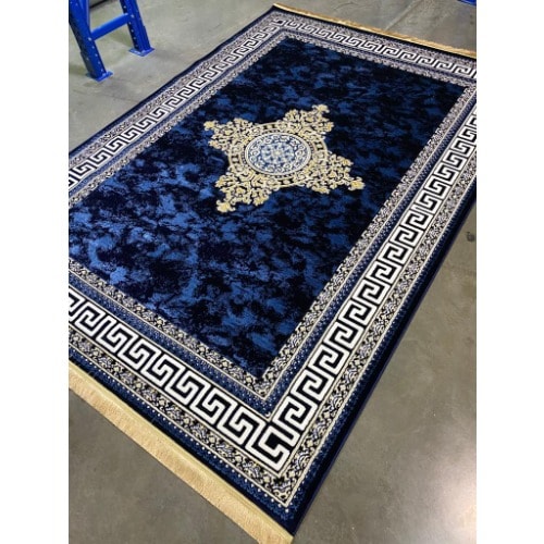 Turkish Retro Shades Center Rug - 7 By 10 Feet Size