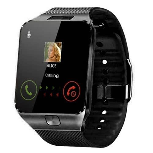 Dz09 Bluetooth Smart Watch Sim Card-call -Black