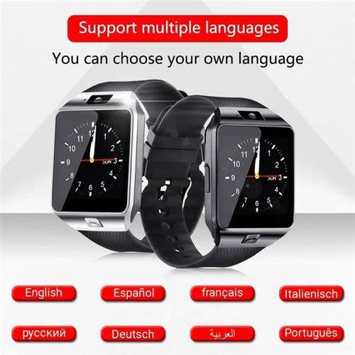 Dz09 Bluetooth Smart Watch Sim Card-call -Black