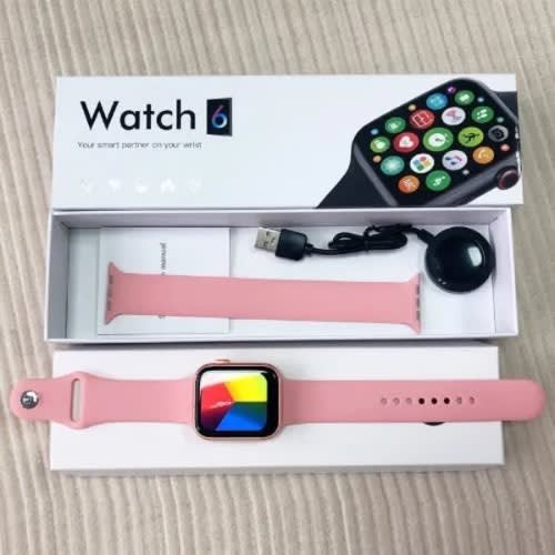 X16 Watch6 Smart Watch Support Bluetooth Call - Pink