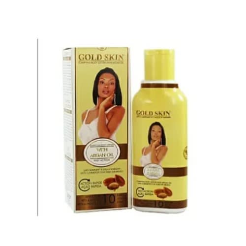 Gold Skin Clarifying Body Lotion With Argan Oil -250ml