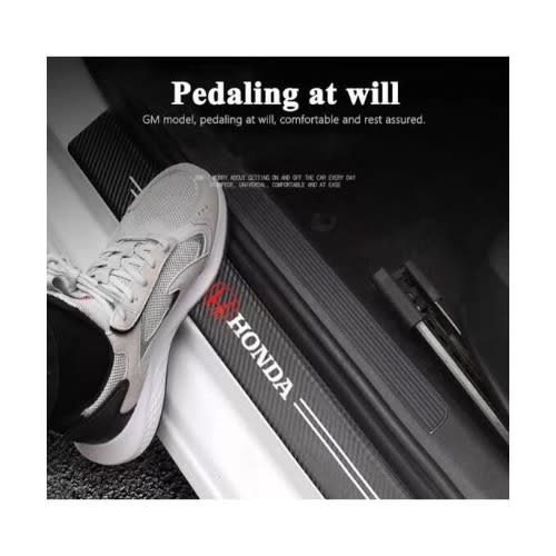 4 Pieces Honda Door Step Plate Sill Anti Scratch Sticker Protector -  Universal Fit