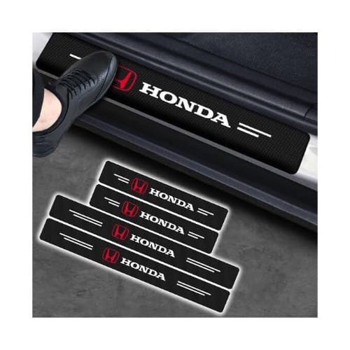 4 Pieces Honda Door Step Plate Sill Anti Scratch Sticker Protector -  Universal Fit