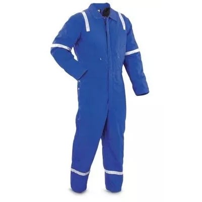 Safety Coverall With Reflective - Blue - XXL