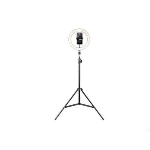 Phone Tripod Stand For Live Streaming With Led Ring Light - 10"