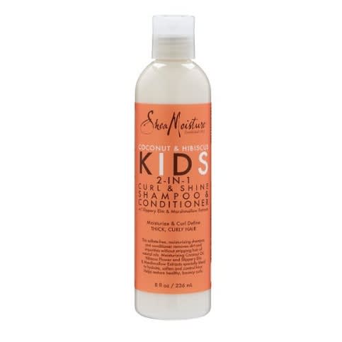 Coconut & Hibiscus Kids 2-in-1 Curl & Shine Shampoo & Conditioner – 8 Oz