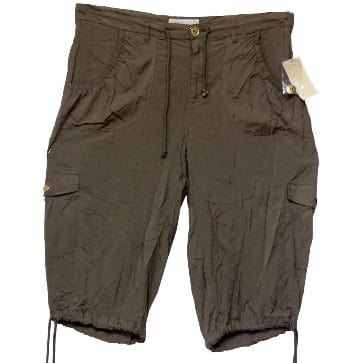 Women Cargo Capris - Green