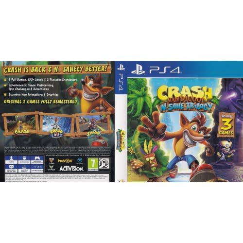 Ps4 Cd Crash Bandicoot&same Triology
