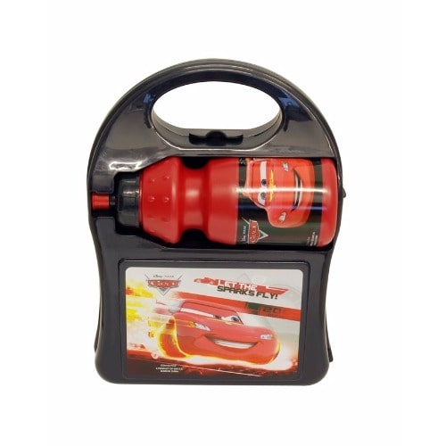 Cars Plastic Lunchbox and Water Bottle