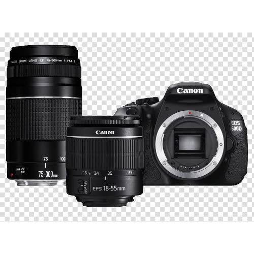 Eos 600d Camera With 18-55mm & 75-300mm Lens