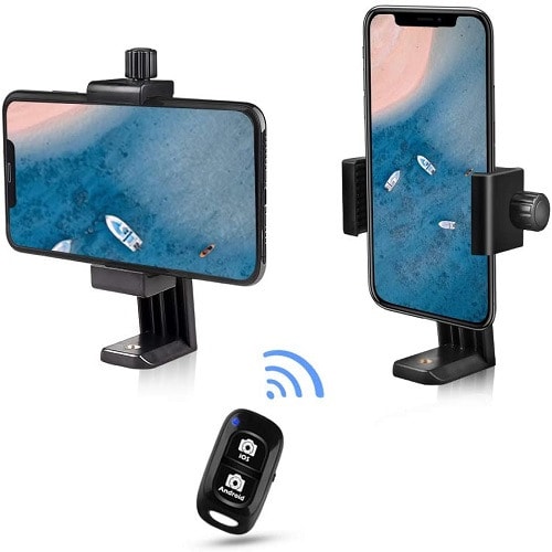 Adjustable Mobile Phone Mount Holder With Wireless Remote