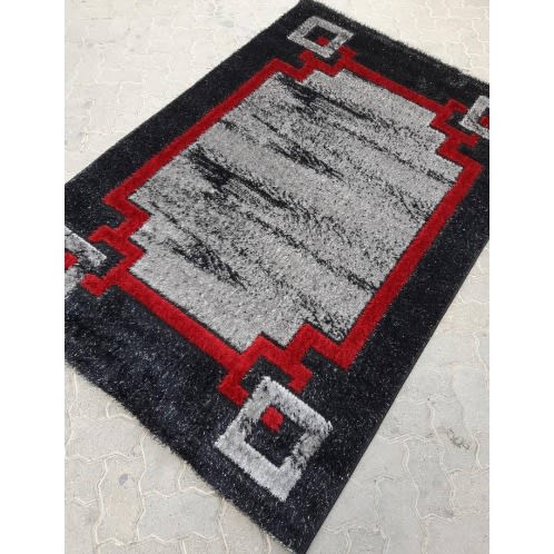 4 By 6ft Pattern Multicolor Center Shaggy Rug