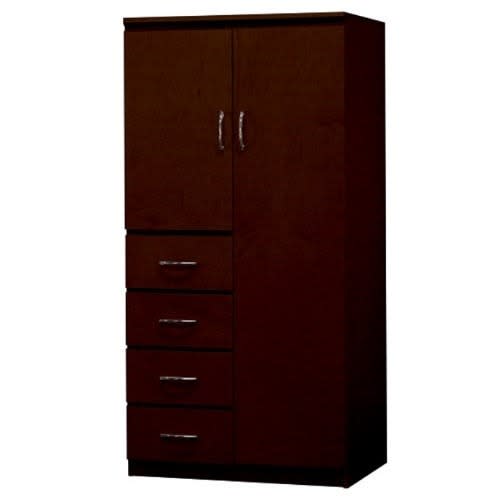 Antique Cherry Wardrobe - Brown