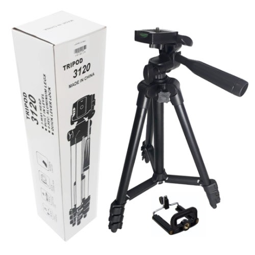 31210 Video Camera Camcorder Mobile Tripod With Phone Holder & Carry Bag