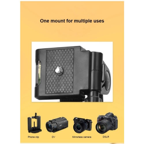 31210 Video Camera Camcorder Mobile Tripod With Phone Holder & Carry Bag