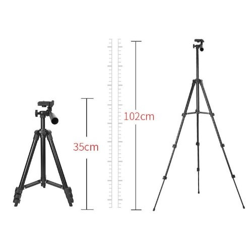 31210 Video Camera Camcorder Mobile Tripod With Phone Holder & Carry Bag