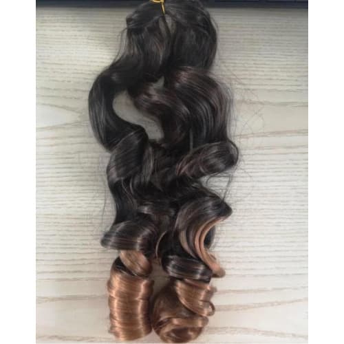 Curly Ombre Attachment Extension For Braiding