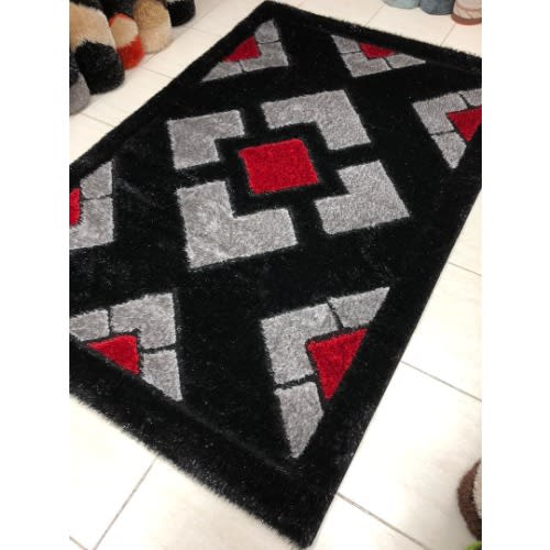 3 By 5ft Pattern Multicolor Center Shaggy Rug