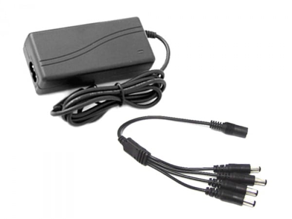 4 Way CCTV Camera Power Adapter Supply Splitter