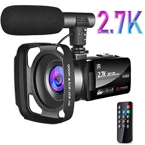 Hd 1080P Powerful Digital 24MP Camera With Mic & Wide Angle Lens Night Vision Camcorder