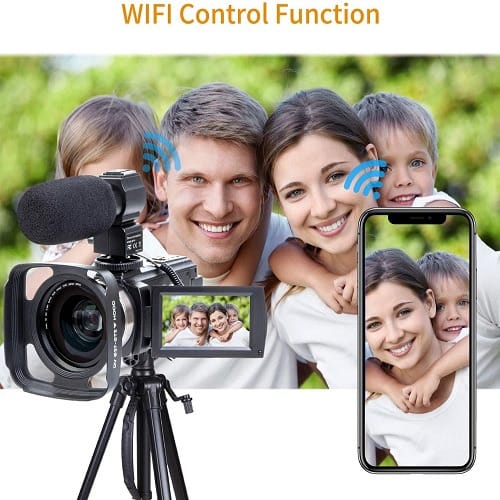 Hd 1080P Powerful Digital 24MP Camera With Mic & Wide Angle Lens Night Vision Camcorder