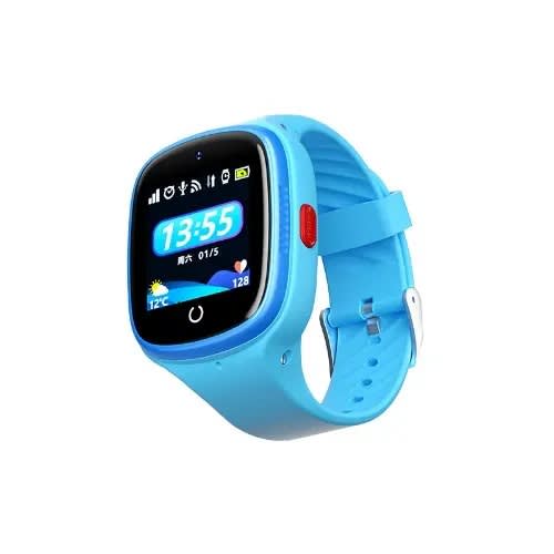Kid's Smart Watch With Gps Tracking And Fitness Tracker - Kw10 -Blue