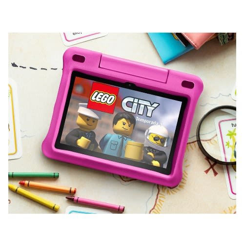 Fire Kids Edition 8 10th Generation (2020) 32GB Storage - 2GB RAM - Pink Pouch