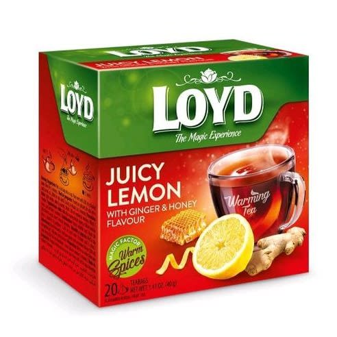 Loyd Juicy Lemon With Ginger And Honey - 20 Teabags