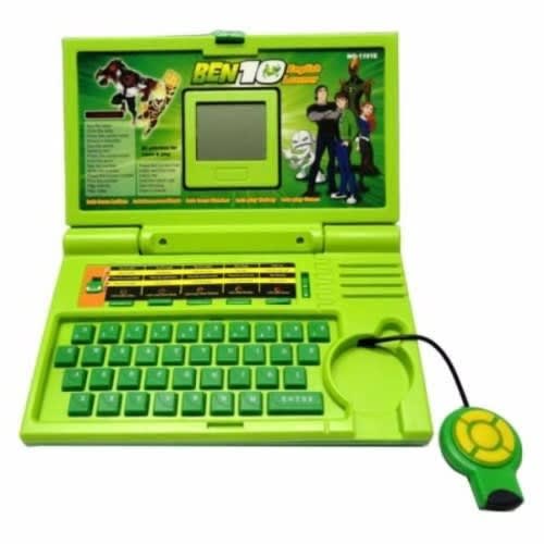 Educational Learning Laptop + LCD Screen & Mouse-Green