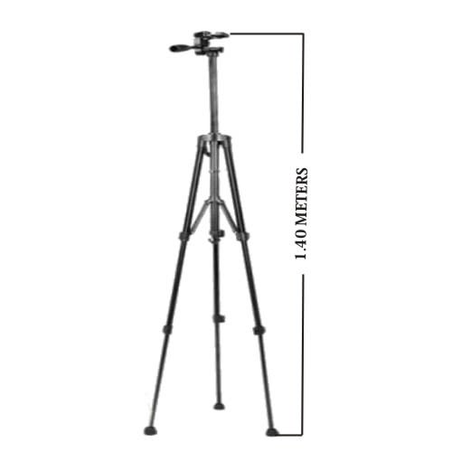 Aluminum Camera Tripod With Free Phone Adapter And Bag - Black
