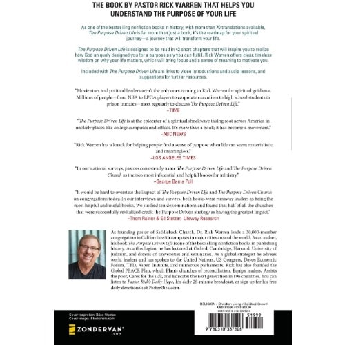 The Purpose Driven Life: What On Earth Am I Here For? By Rick Warren