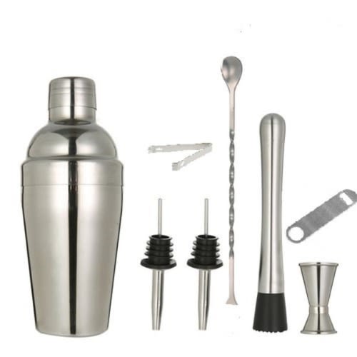 Stainless Steel Cocktail Shaker Set - 750ml