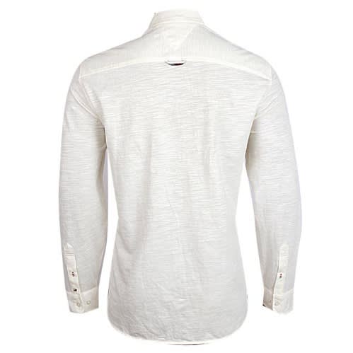 Men's Colour-block Slim-fit Shirt