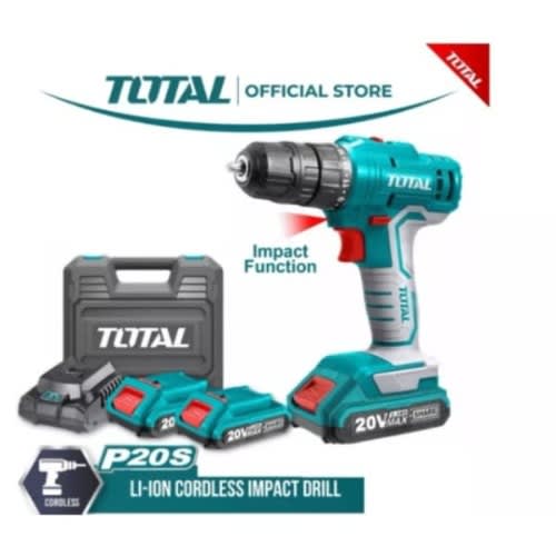 Li-ion Cordless Impact Drill - 20v / P20s - Tidli20012